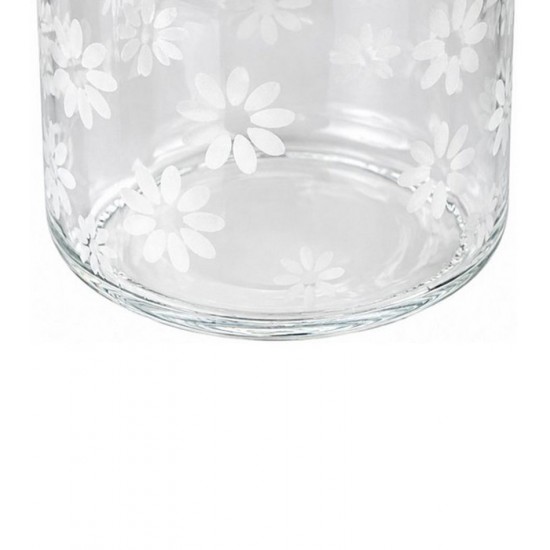 Pote 700ml com Tampa Vereda em Vidro Lyor